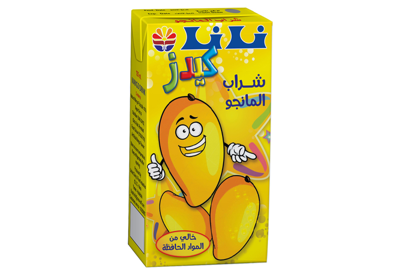 عصير نانا كيدز بنكهة المانجو