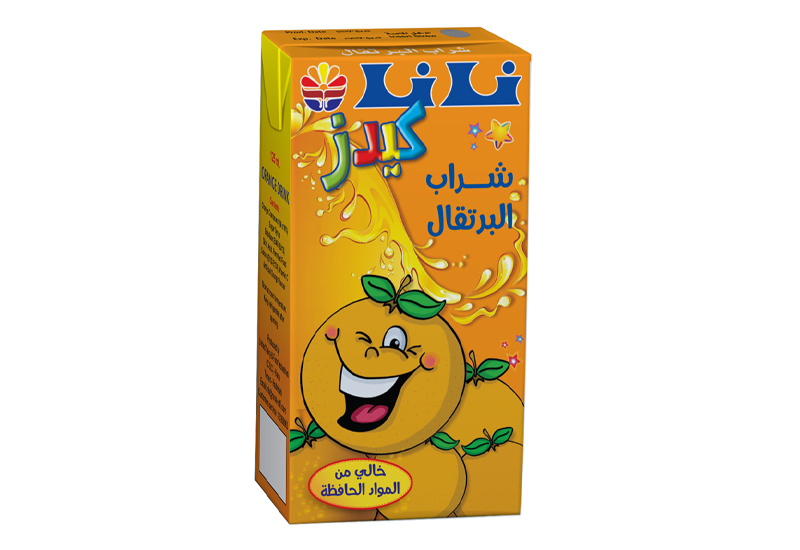 عصير نانا كيدز - بنكهة البرتقال