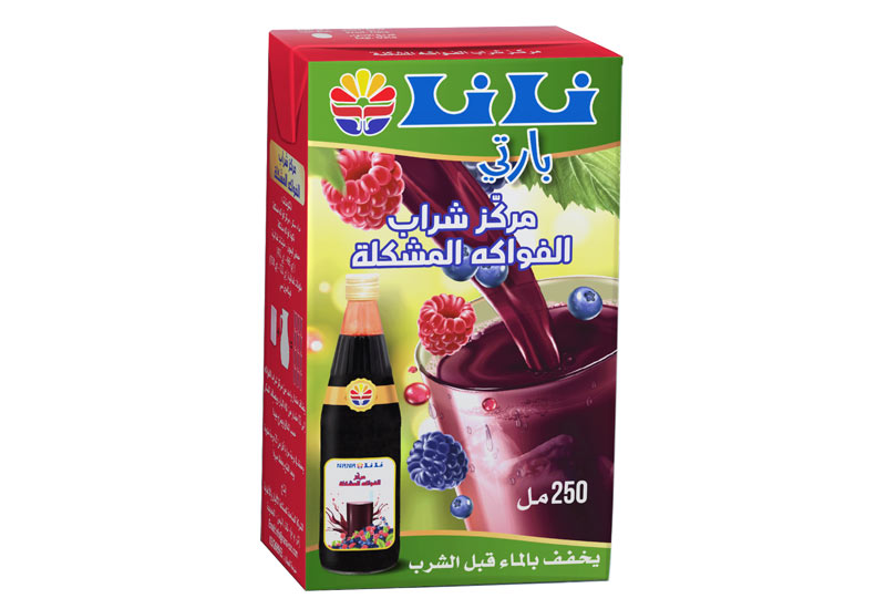 مركز شراب الفواكه المشكلة